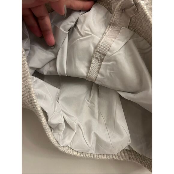 Vintage Embroidered Pearl button gray cardigan sz S/M Y2K Cottagecore Lined - Picture 8 of 9